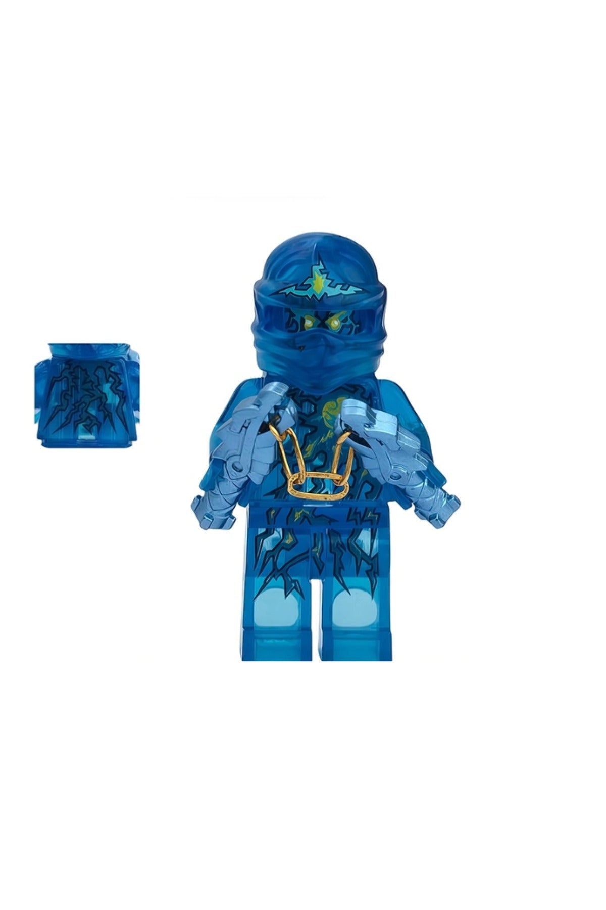 Ninja Kai Zane Jay Cole Set Clear Nrg Figür Yapı Blok Oyuncak(Custom Özel Tasarım)