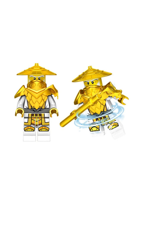 Ninja Sensei Wu Crystalized Dragon Armor Figür Yapı Blok Oyuncak(Custom Model)