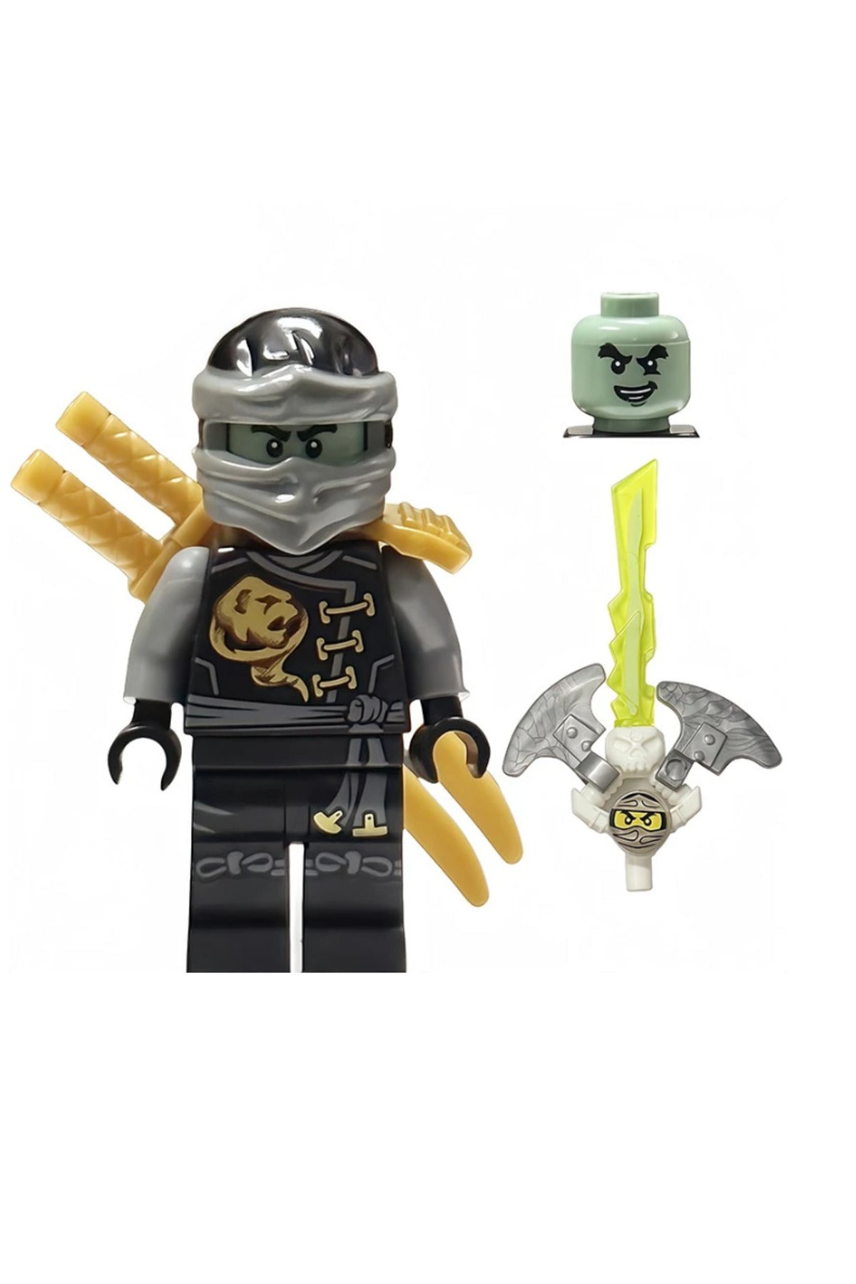 Ninja Cole Skybound Suit Figür Yapı Blok Oyuncak(Custom Özel Tasarım)