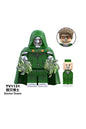 Doctor Doom Doomsday Figür Yapı Blok Süper Kahraman Oyuncak(Tony Stark Yüz ve Saçlı)