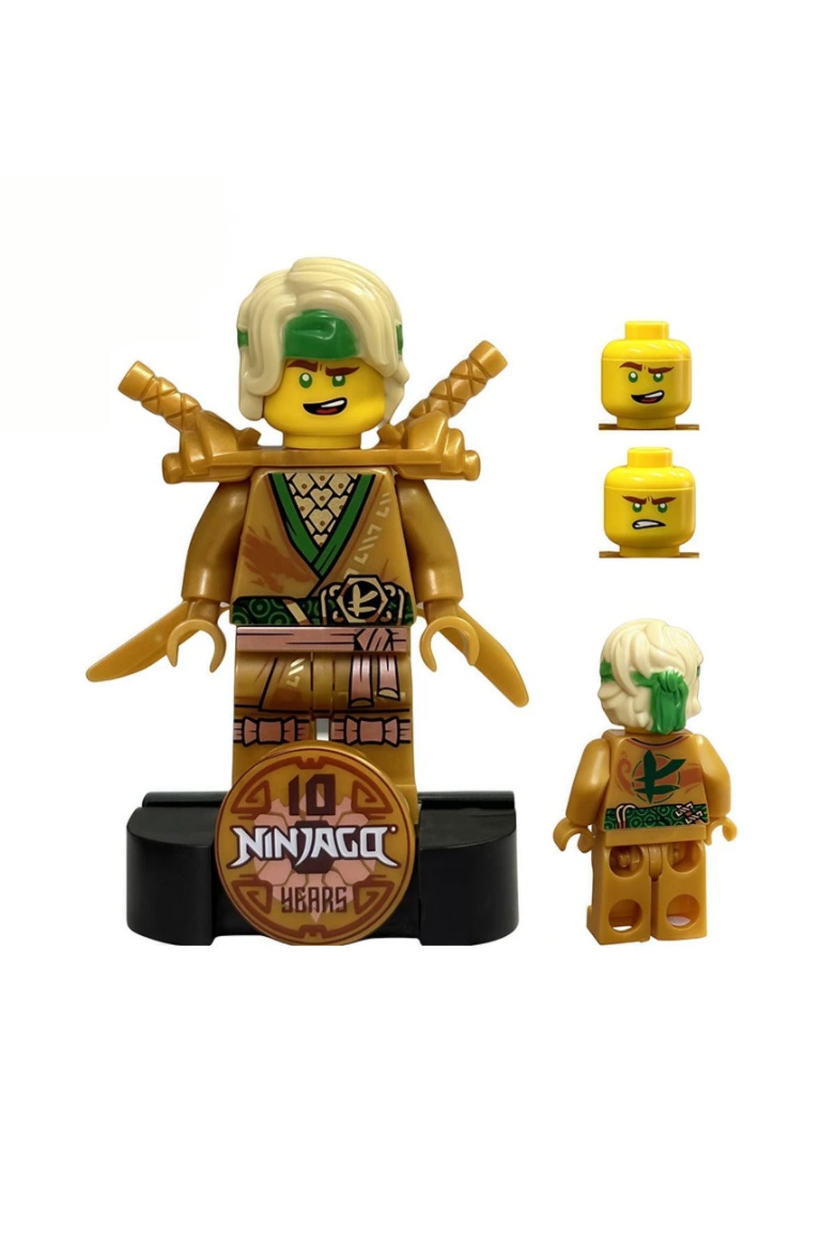 Ninja Altın Lloyd 10.Yıl Figür Yapı Blok Oyuncak(Custom Özel Tasarım)