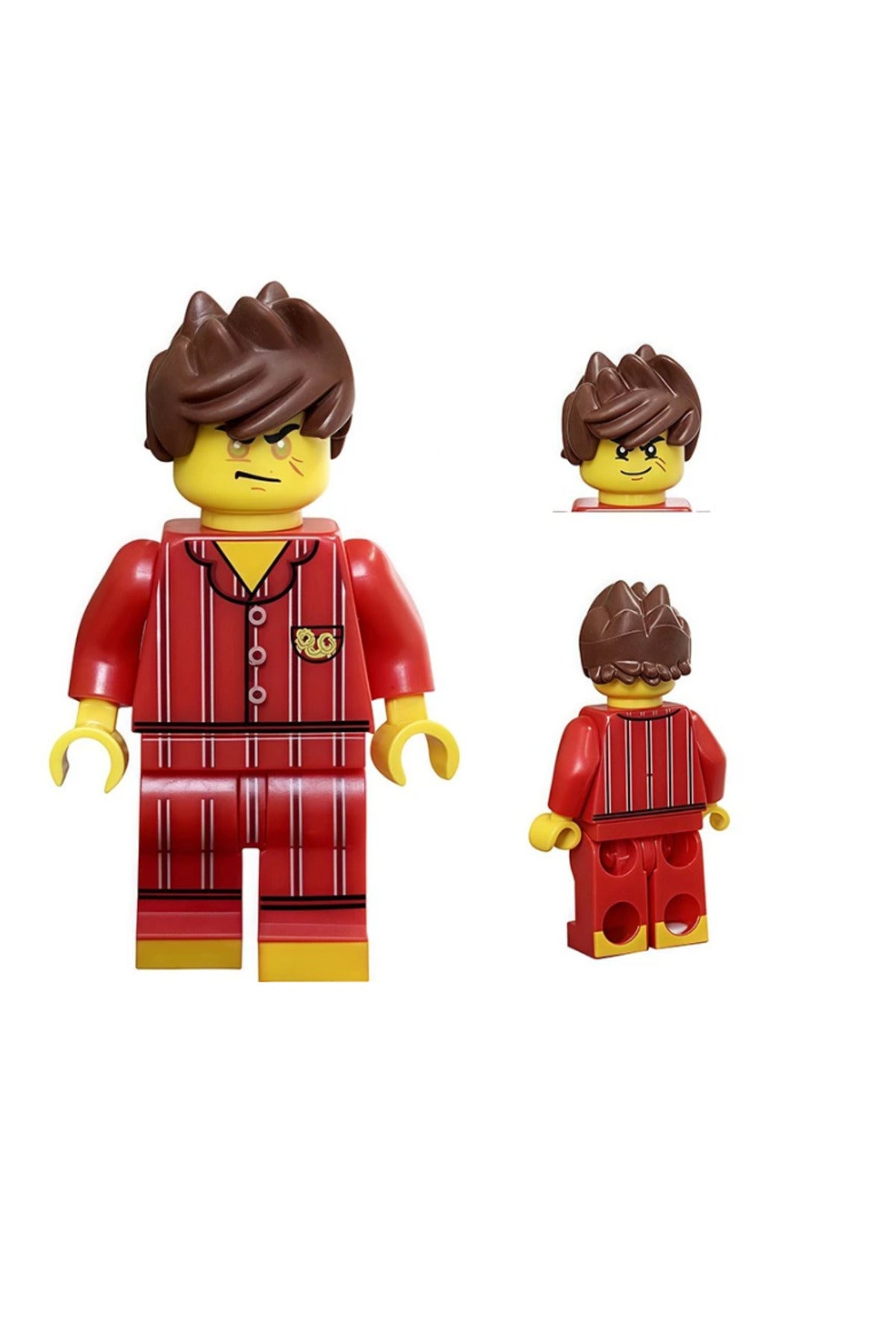 Ninja Pijamalı Set Kai Zane Jay Cole Figür Yapı Blok Oyuncak(Custom Özel Tasarım)
