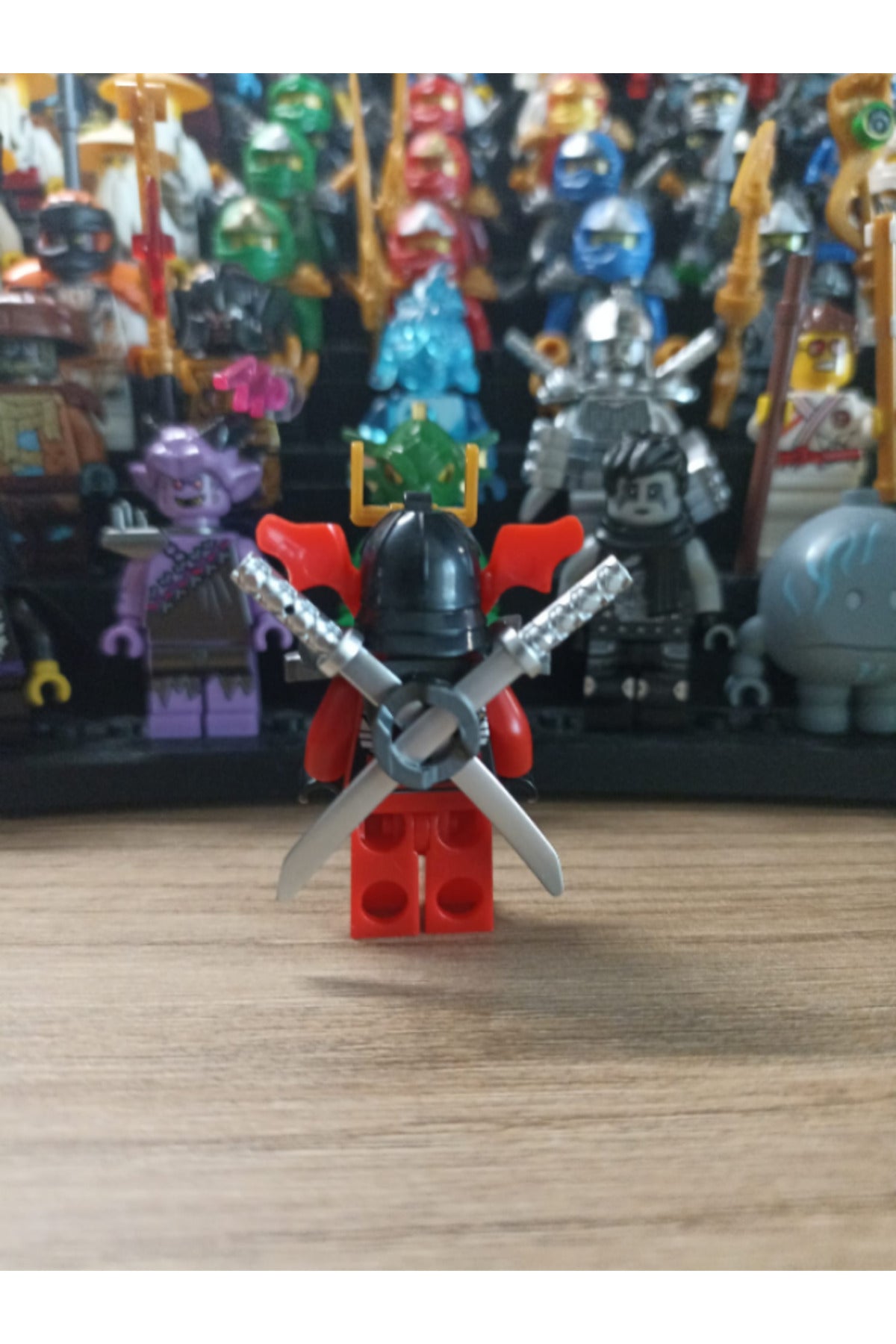 Ninja Nya Stone Armor Rebooted Samurai X Figür Yapı Blok Oyuncak(Custom Özel Tasarım)