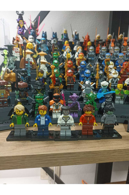 Ninja Casual Set Lloyd Kai Zane Jay Cole Figür Yapı Blok Oyuncak(Custom Özel Tasarım Set)