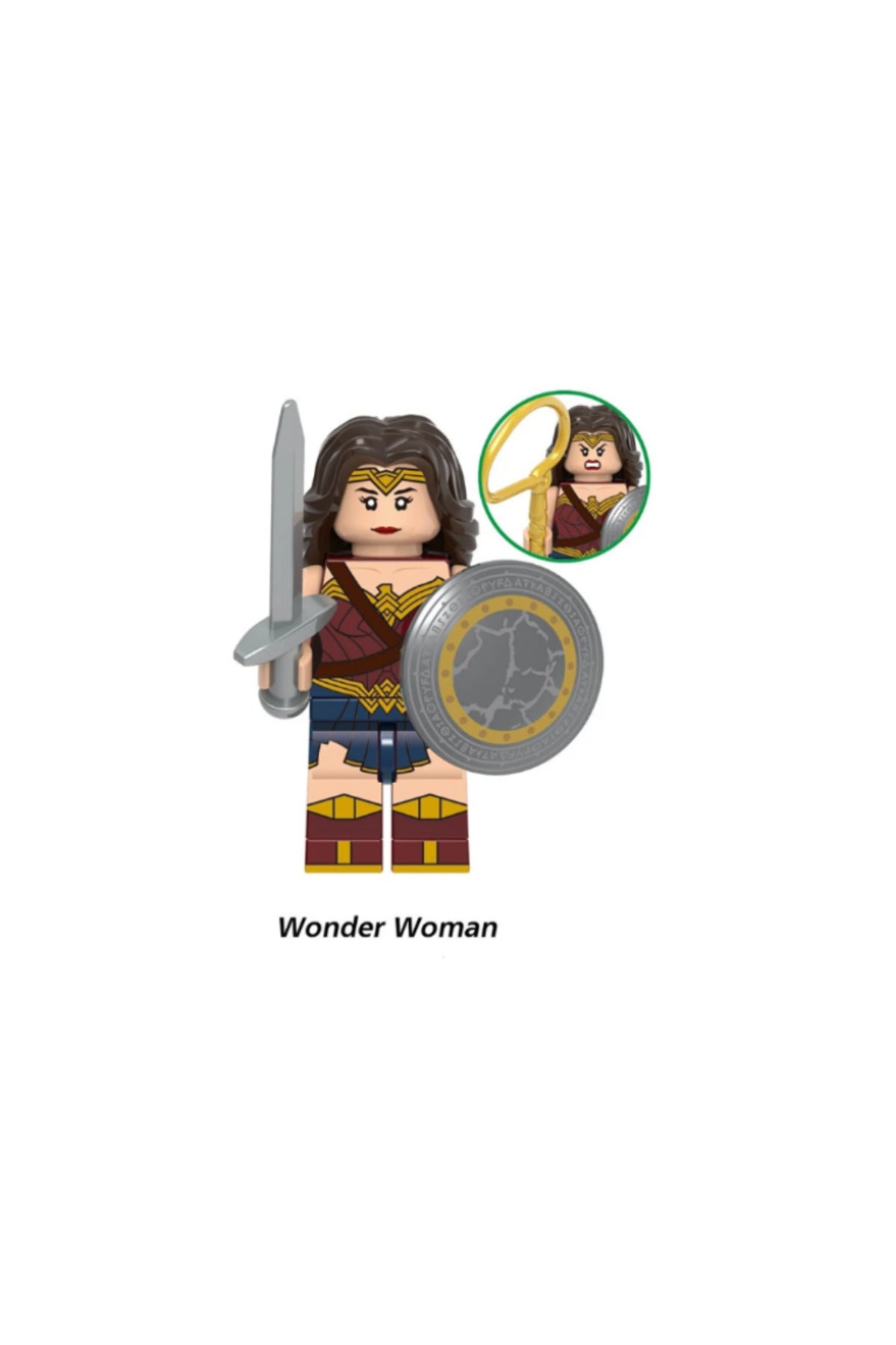 Wonder Woman Justice League Diana Prince Figür Yapı Blok Oyuncak(Custom Model)