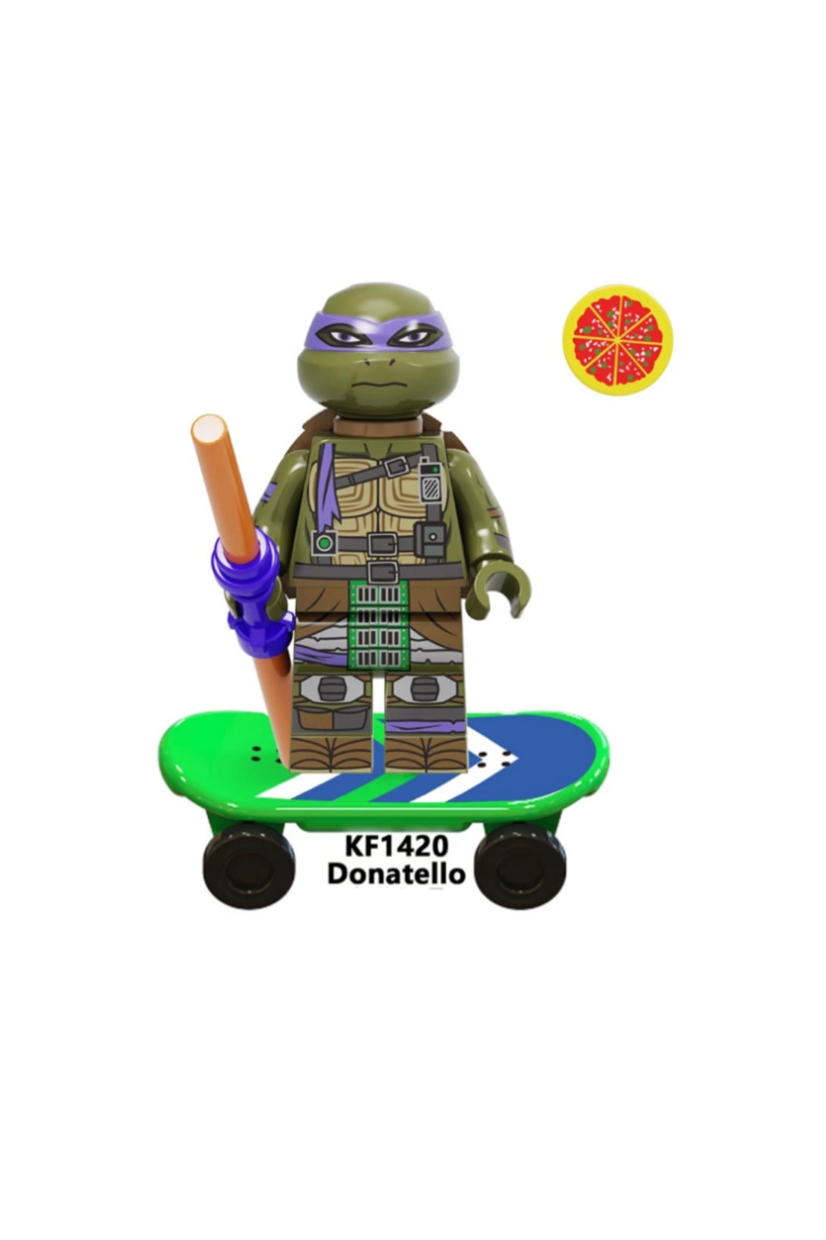 Donatello Ninja Kaplumbağalar TMNT Figür Yapı Blok Oyuncak(Custom Model)