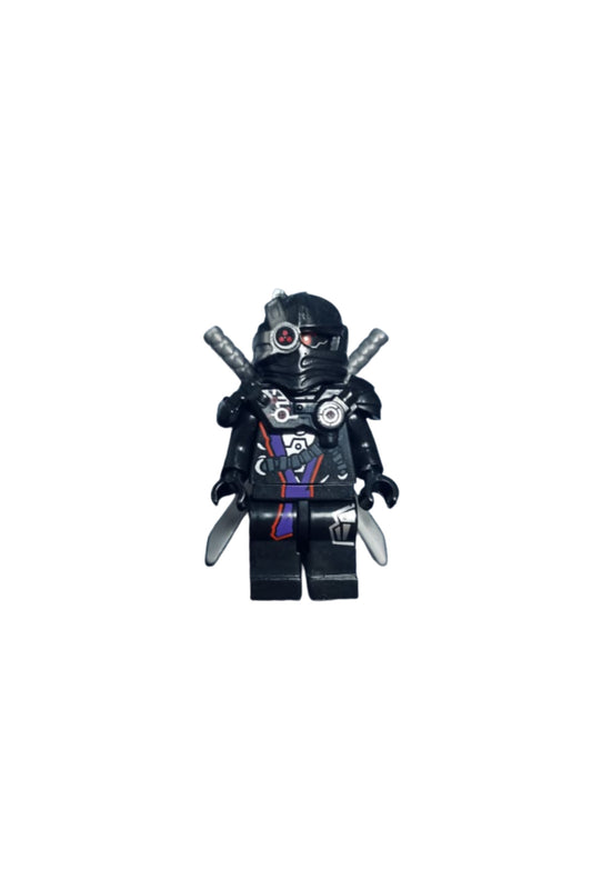 Ninja General Cryptor Rebooted Siyah Nindroid Figür Yapı Blok Oyuncak(Custom Özel Tasarım)