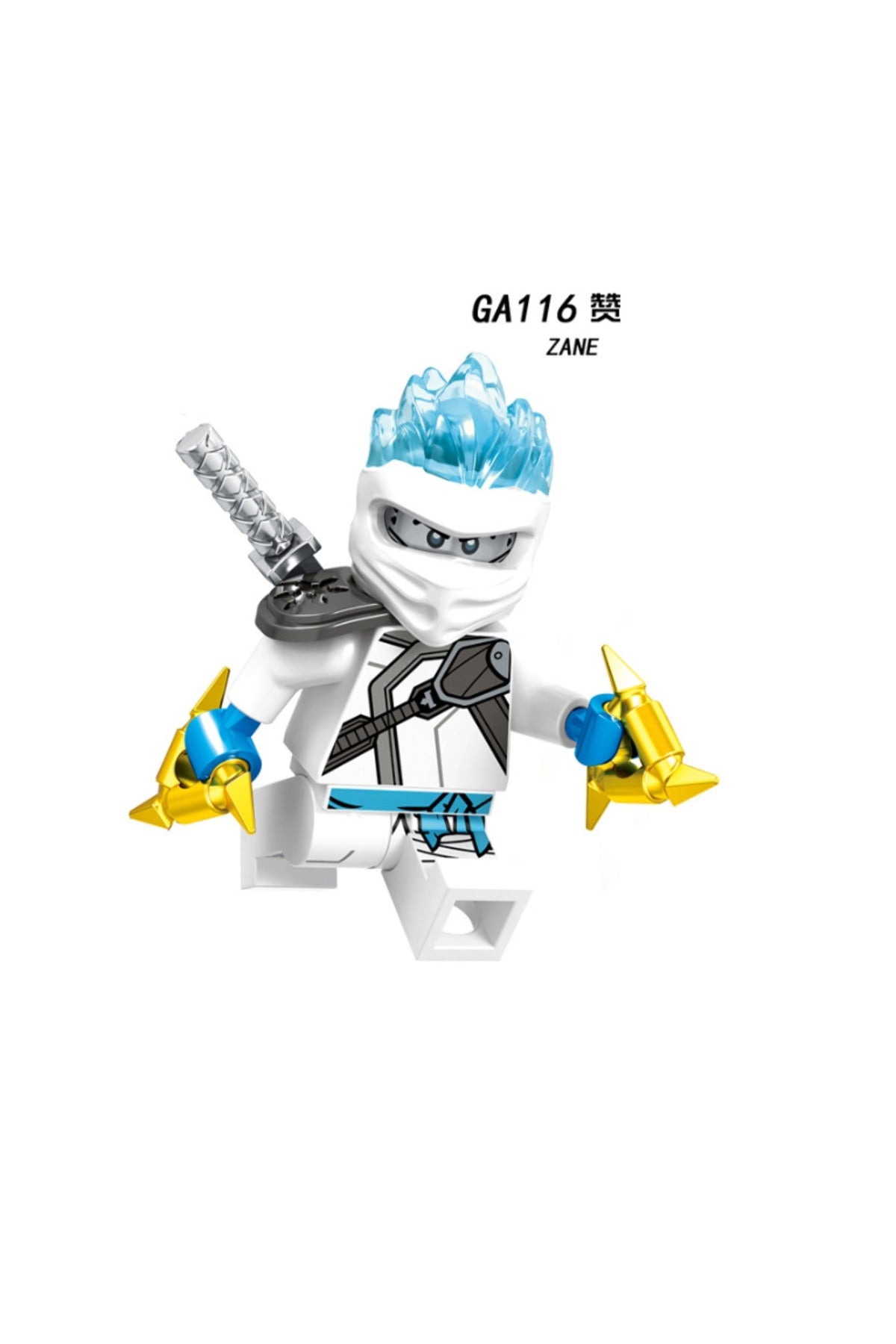 Ninja FS Zane Forbidden Spinjitzu Suit Figür Yapı Blok Oyuncak(Custom Özel Tasarım)