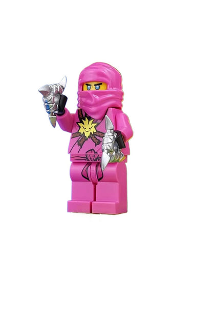 Ninja Kai Zane Jay Cole Pink Zane Set Pilot Suit Figür Yapı Blok Oyuncak(Custom Özel Tasarım)