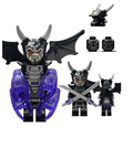 Ninja Oni Garmadon Kanatlı Form Figür Yapı Blok Oyuncak(Custom